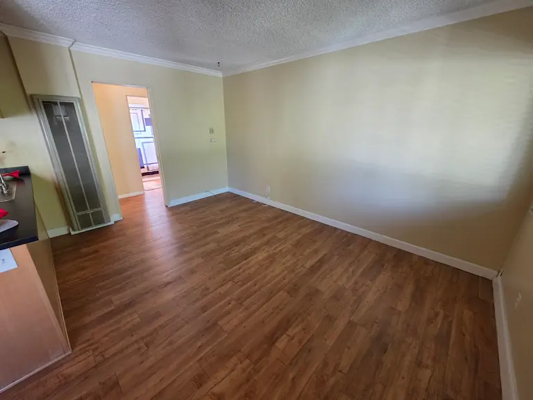Living area view from the front door